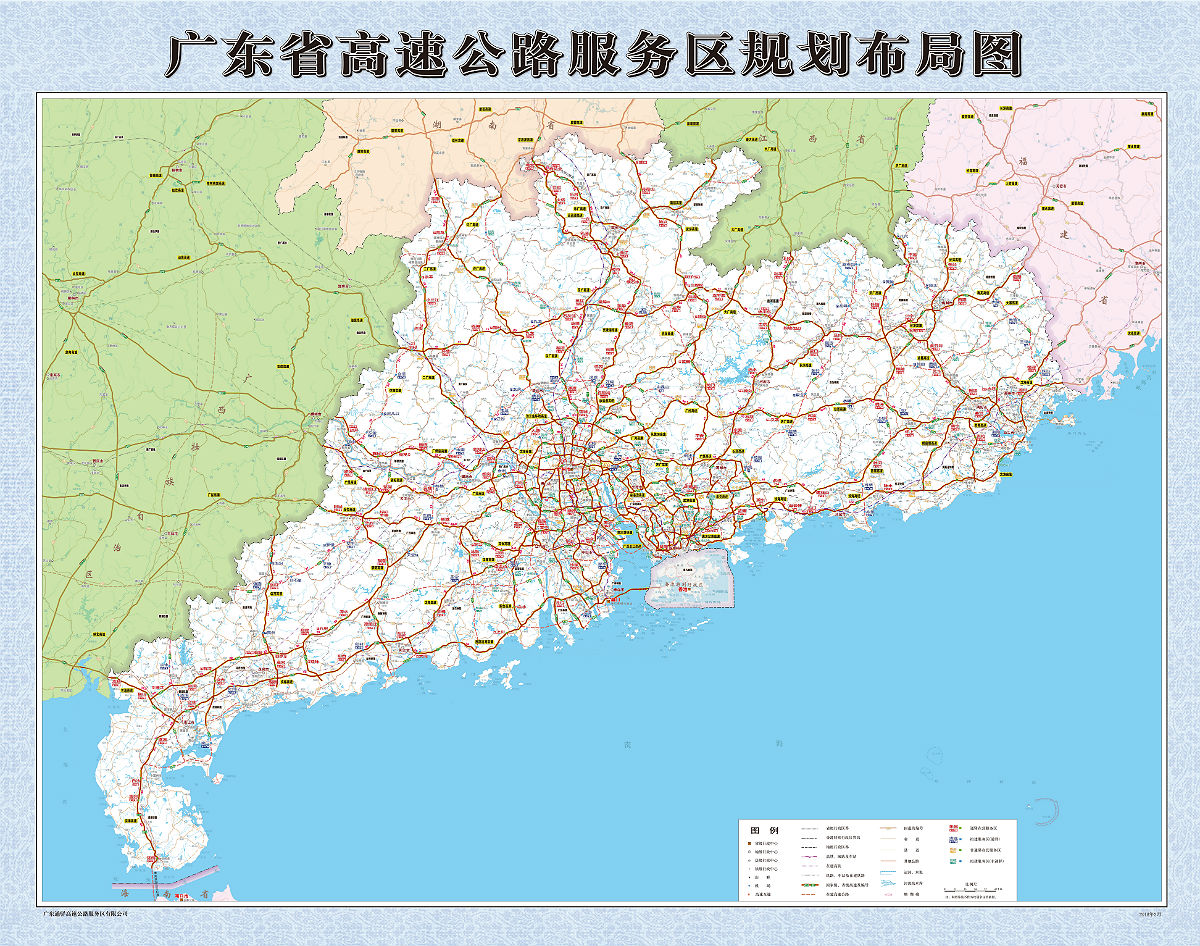 广东省高速公路地图标记的探索与解读